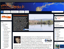Tablet Screenshot of dive-together.de